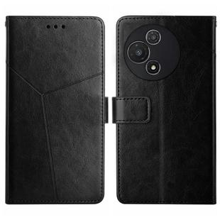 For TCL 60 5G Y-shaped Pattern Flip Leather Phone Case(Black)