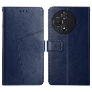 For TCL 60 5G Y-shaped Pattern Flip Leather Phone Case(Blue)