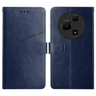 For TCL 60 NxtPaper 4G Y-shaped Pattern Flip Leather Phone Case(Blue)