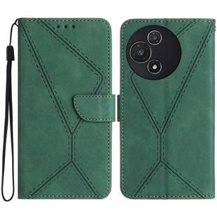 For TCL 60 5G Stitching Embossed Leather Phone Case(Green)