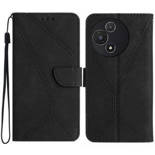 For TCL 60 5G Stitching Embossed Leather Phone Case(Black)