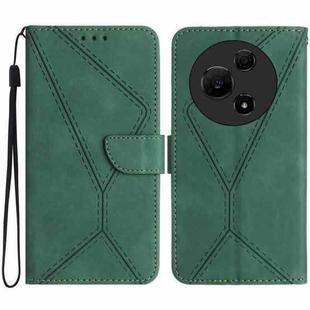 For TCL 60 SE / 605 Stitching Embossed Leather Phone Case(Green)
