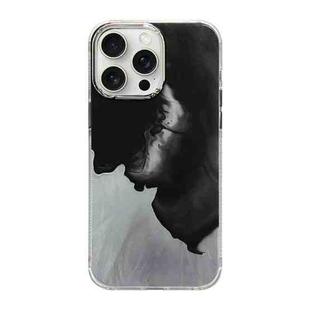 For iPhone 15 Pro Max Cooling Flash Feather TPU + PC Phone Case(Feather Ink)