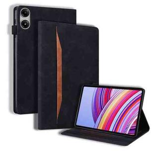 For Xiaomi Redmi Pad Pro 12.1 Splicing Shockproof Leather Tablet Case(Black)
