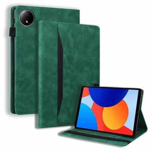 For Xiaomi Redmi Pad SE 8.7 4G Splicing Shockproof Leather Tablet Case(Green)