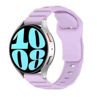 20mm Armor Silicone Watch Band(Purple)