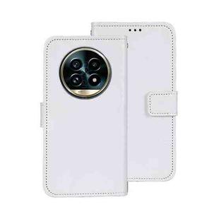 For Realme 13 Pro+ 5G idewei Crazy Horse Texture Leather Phone Case(White)