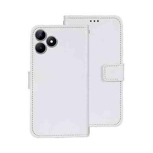 For Realme Note 50 idewei Crazy Horse Texture Leather Phone Case(White)