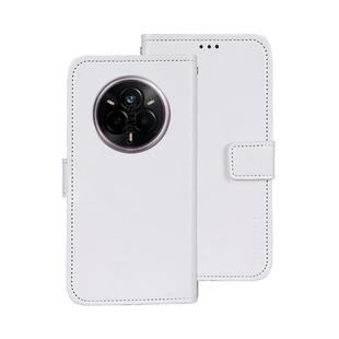 For Realme 14 Pro 5G idewei Crazy Horse Texture Leather Phone Case(White)