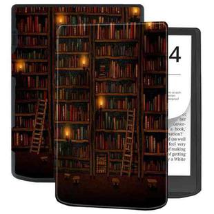 For Pocketbook InkPad 4 / Color2 /3 /PB743 Painted Retro Skin-feel Leather Smart Tablet Case(Library)