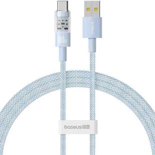 Baseus CD Series PD100W USB to USB-C / Type-C Fast Charging Data Cable, Length:2m(Blue)