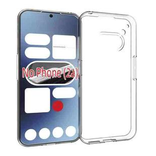 For Nothing Phone 2a Waterproof Texture TPU Phone Case(Transparent)