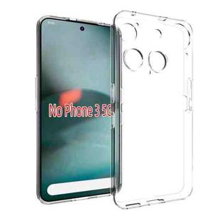 For Nothing Phone 3 Waterproof Texture TPU Phone Case(Transparent)