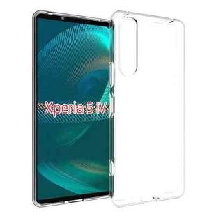 For Sony Xperia 5 IV Waterproof Texture TPU Phone Case(Transparent)