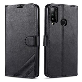 For Huawei Honor Play 4T AZNS Sheepskin Texture Horizontal Flip Leather Case with Holder & Card Slots & Wallet(Black)