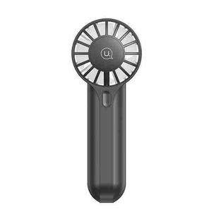 USAMS ZB288 Portable Type-C Rechargeable High Speed Handheld Mini Fan(Black)