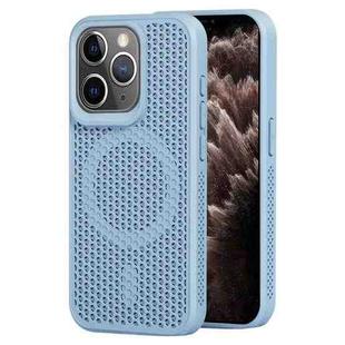 For iPhone 11 Pro Max MagSafe Magnetic Heat Dissipation Phone Case(Sky Blue)