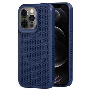 For iPhone 12 Pro MagSafe Magnetic Heat Dissipation Phone Case(Dark Blue)