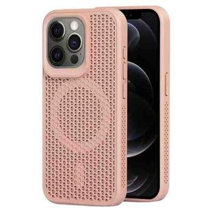 For iPhone 12 Pro MagSafe Magnetic Heat Dissipation Phone Case(Pink)