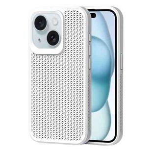 For iPhone 15 Heat Dissipation Phone Case(White)