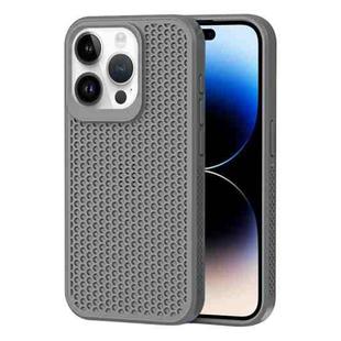 For iPhone 14 Pro Heat Dissipation Phone Case(Grey)