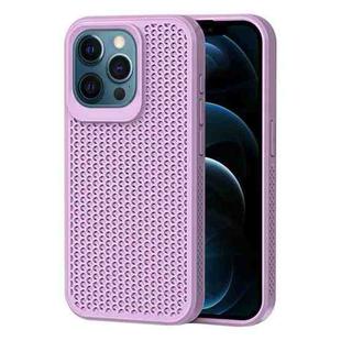 For iPhone 12 Pro Max Heat Dissipation Phone Case(Light Purple)