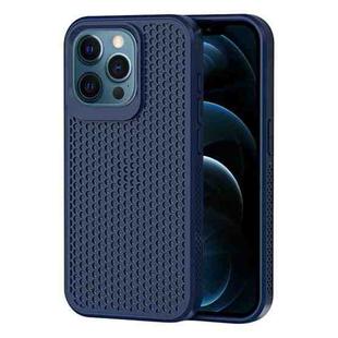 For iPhone 12 Pro Max Heat Dissipation Phone Case(Dark Blue)