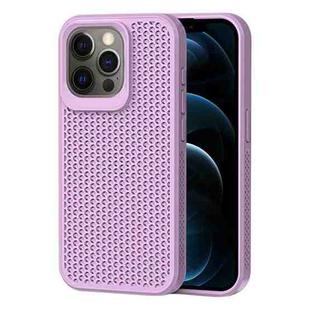 For iPhone 12 Pro Heat Dissipation Phone Case(Light Purple)