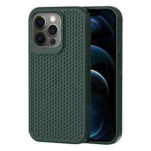 For iPhone 12 Pro Heat Dissipation Phone Case(Dark Green)