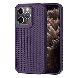 For iPhone 11 Pro Max Heat Dissipation Phone Case(Dark Purple)