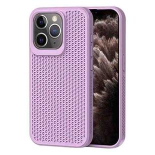 For iPhone 11 Pro Max Heat Dissipation Phone Case(Light Purple)