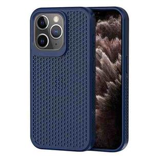 For iPhone 11 Pro Max Heat Dissipation Phone Case(Dark Blue)