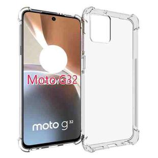 For Motorola Moto G32 Shockproof Non-slip Thickening TPU Phone Case(Transparent)