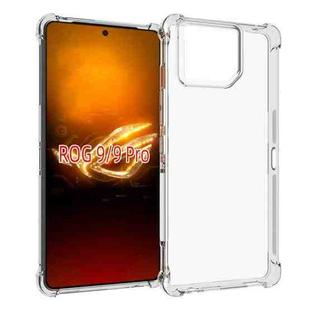 For Asus ROG Phone 9 / 9 Pro Shockproof Non-slip Thickening TPU Phone Case(Transparent)