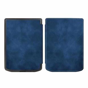 For Pocketbook Verse / Verse Pro Retro Skin-feel Leather Smart Tablet Case(Dark Blue)