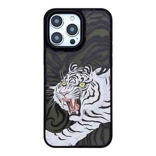 For iPhone 15 Pro Skin Feel Matte TPU+PC Shockproof Phone Case(Tiger)