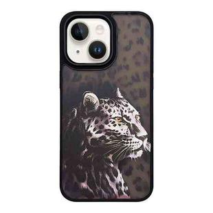 For iPhone 14 Skin Feel Matte TPU+PC Shockproof Phone Case(Leopard)