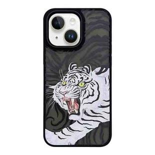 For iPhone 14 Skin Feel Matte TPU+PC Shockproof Phone Case(Tiger)