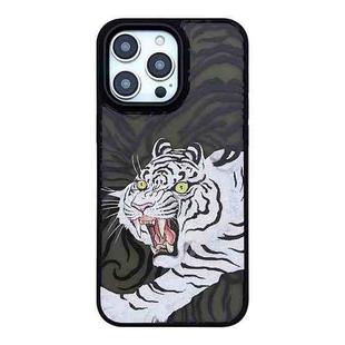 For iPhone 13 Pro Max Skin Feel Matte TPU+PC Shockproof Phone Case(Tiger)