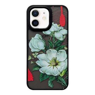 For iPhone 11 Skin Feel Matte TPU+PC Shockproof Phone Case(Camellia)