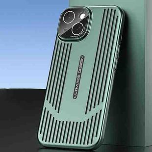 For iPhone 13 Ice Sense Heat Dissipation Electroplating Frosted Phone Case(Light Green)