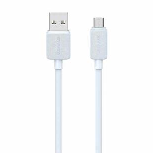 USAMS US-SJ695 USB to Micro USB 2A Striped Fast Charge Data Cable, Length:2m(Blue)