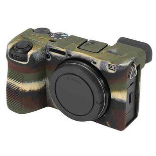 For Sony ILCE-6700 / A6700 Litchi Texture Soft Silicone Protective Case(Camouflage)