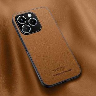 For Infinix Note 40X 5G HUIYI Leather Magnetic Phone Case(Brown)