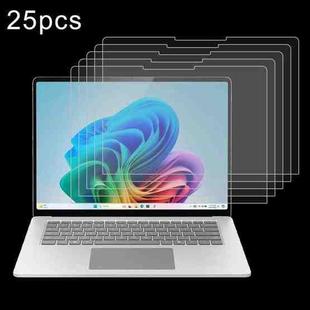 For Microsoft Surface Laptop 7 15 inch 25pcs 9H 0.3mm Explosion-proof Tempered Glass Film