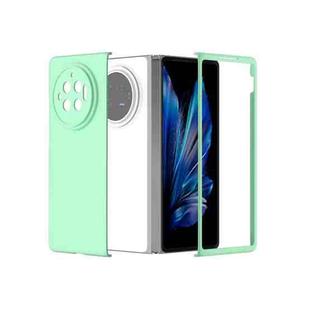 For vivo X Fold3 Skin Feel PC Full Coverage Shockproof Phone Case(Light Green)