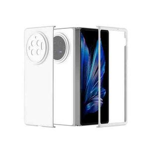 For vivo X Fold3 Skin Feel PC Full Coverage Shockproof Phone Case(White)