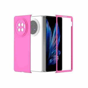 For vivo X Fold3 Skin Feel PC Full Coverage Shockproof Phone Case(Rose Red)