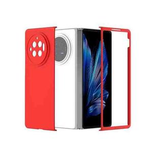 For vivo X Fold3 Skin Feel PC Full Coverage Shockproof Phone Case(Red)
