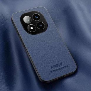 For Redmi Note 14 Pro+ 5G HUIYI Leather Magnetic Phone Case(Blue)